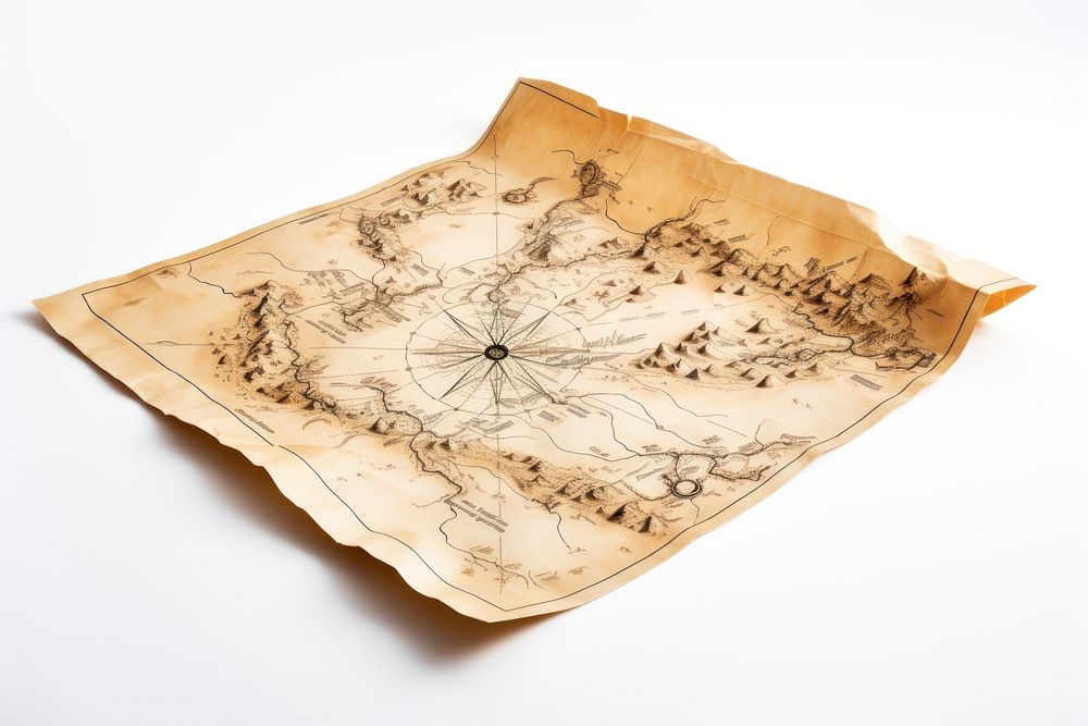 Paper art map white background. | Free Photo - rawpixel