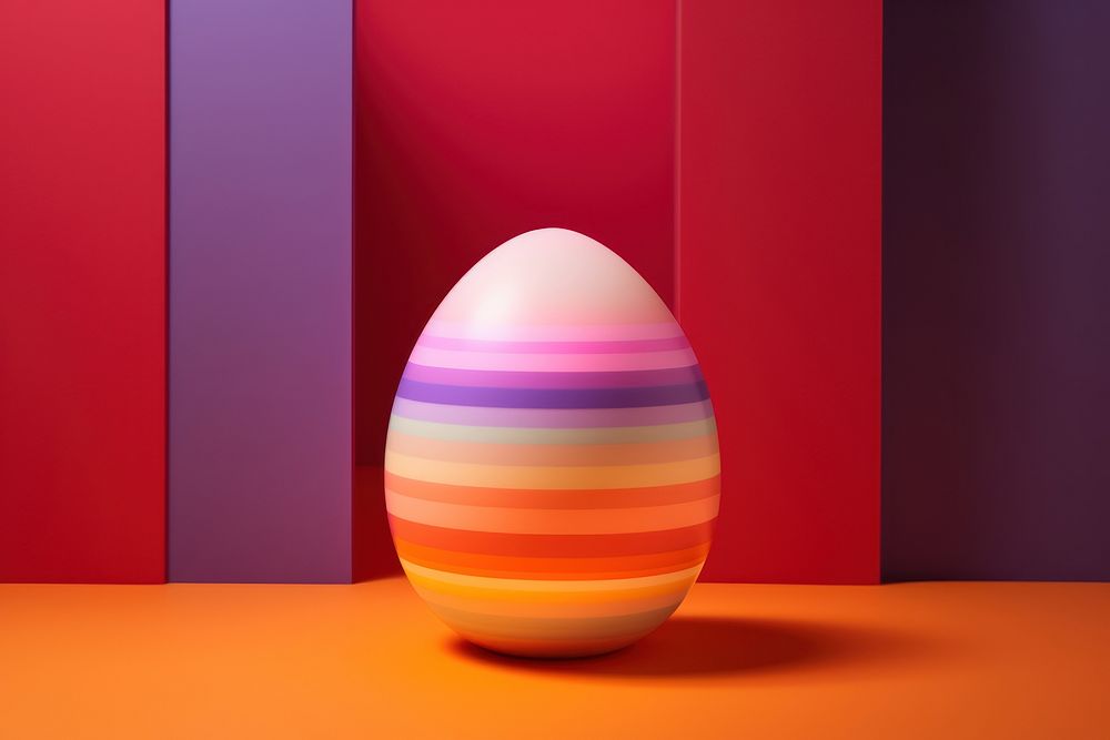 Egg easter celebration decoration. AI generated Image by rawpixel.