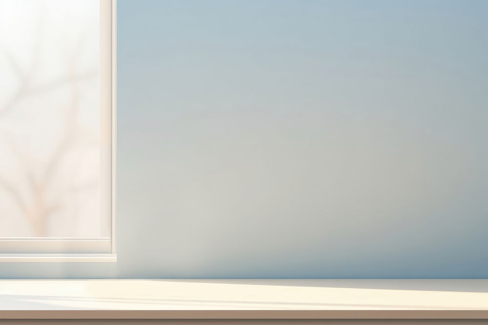 Window windowsill white vase, digital paint illustration. AI generated image