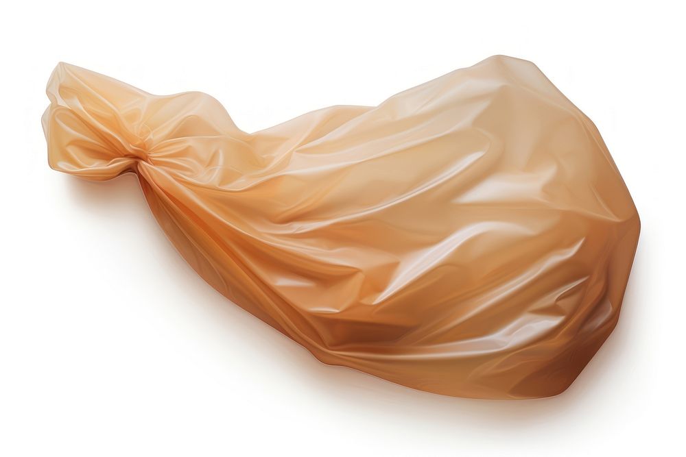 Plastic bag white background plastic bag. AI generated Image by rawpixel.
