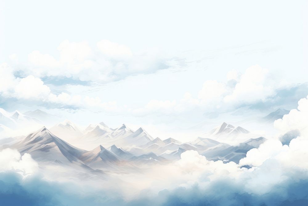 Mountain sky backgrounds landscape. AI generated Image by rawpixel.