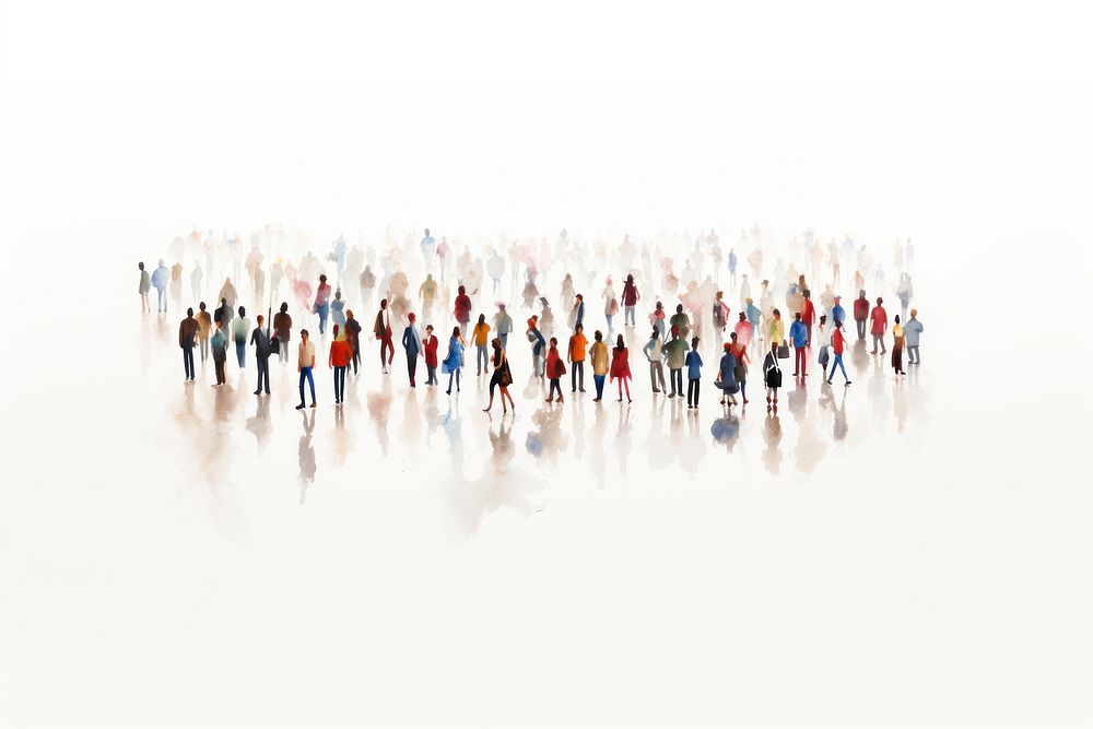 Backgrounds crowd togetherness abstract. AI generated Image by rawpixel.