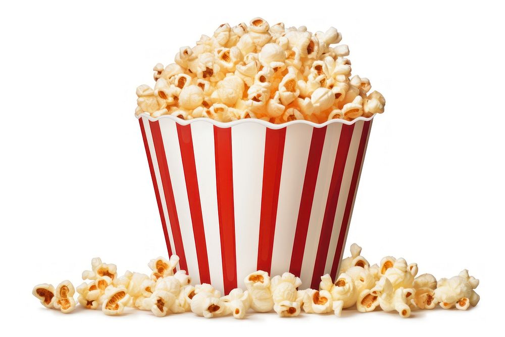 Popcorn snack movie food. AI generated Image by rawpixel.
