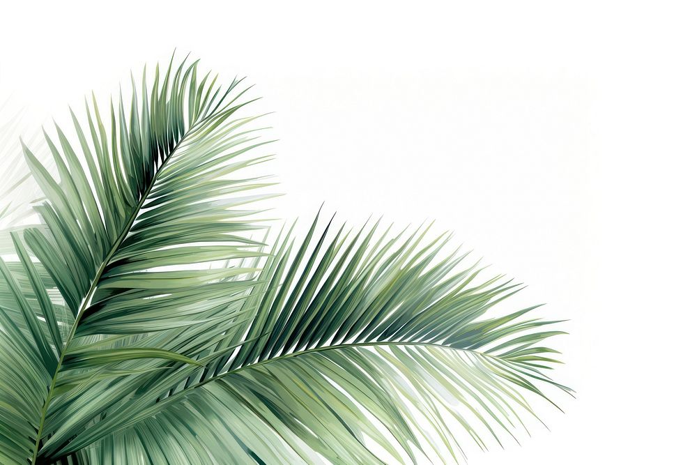 Palm leaves backgrounds plant leaf. AI generated Image by rawpixel.