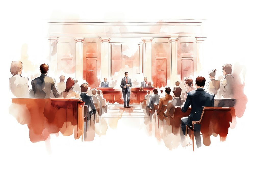 People adult court architecture. AI generated Image by rawpixel.