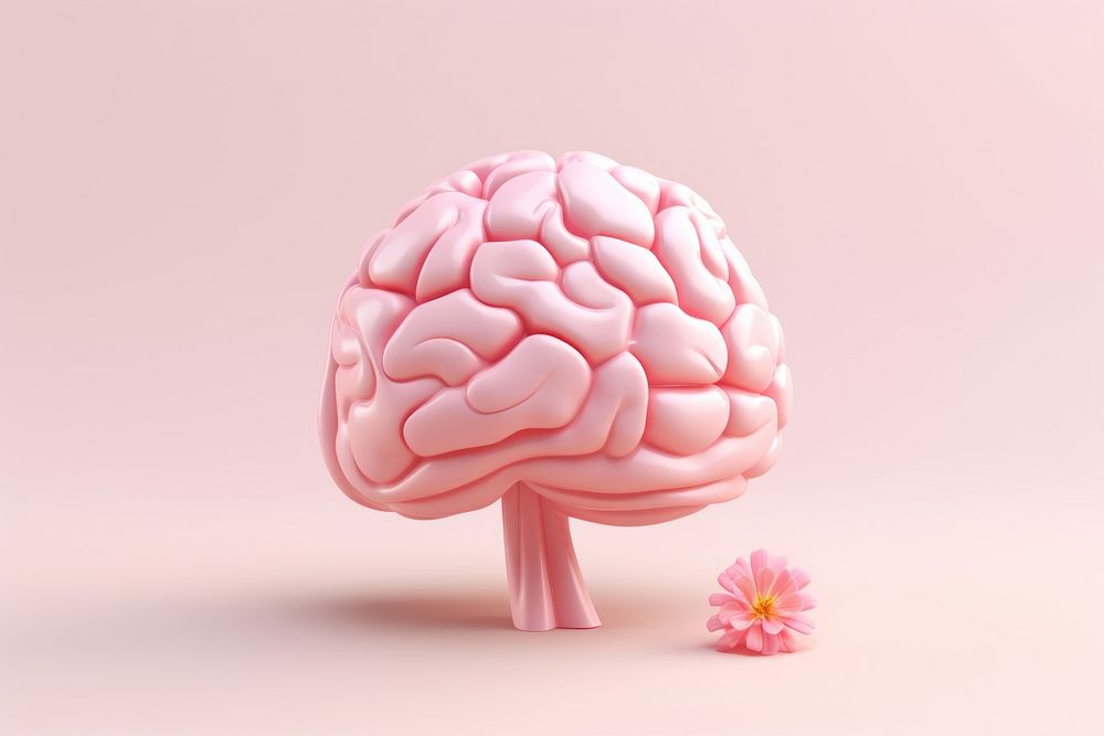 Brain flower plant confectionery. AI generated Image by rawpixel.