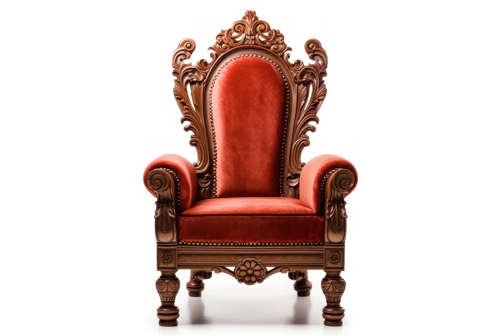 Chair furniture armchair throne. AI generated Image by rawpixel.