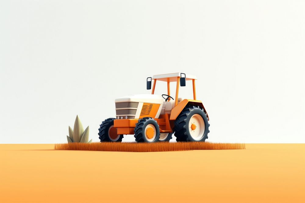 Bulldozer outdoors tractor vehicle. AI generated Image by rawpixel.
