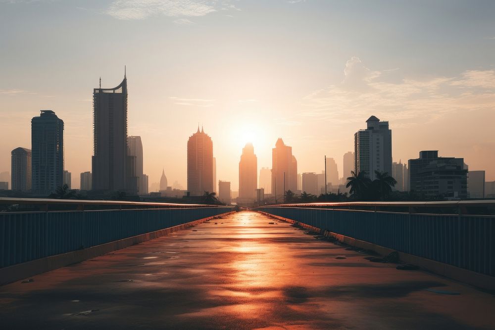 Sunlight architecture cityscape outdoors. AI generated Image by rawpixel.