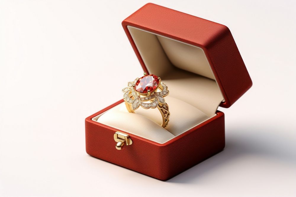 Jewelry gemstone diamond ring. AI generated Image by rawpixel.