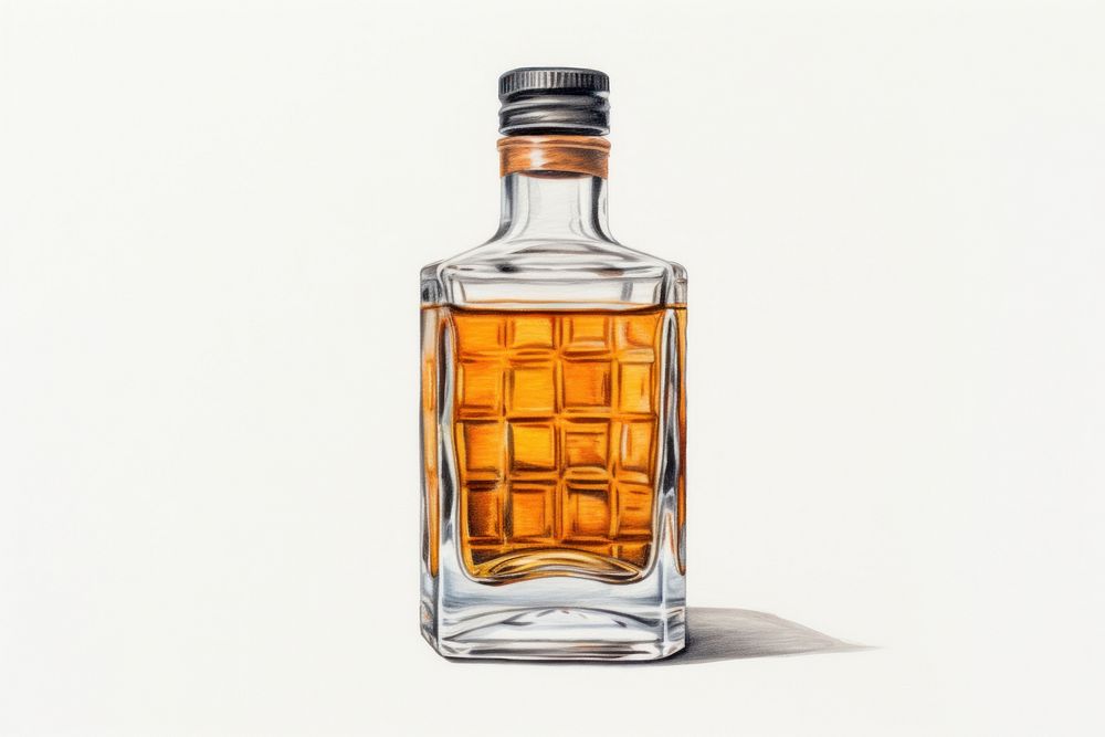 Whisky perfume bottle glass. AI generated Image by rawpixel.