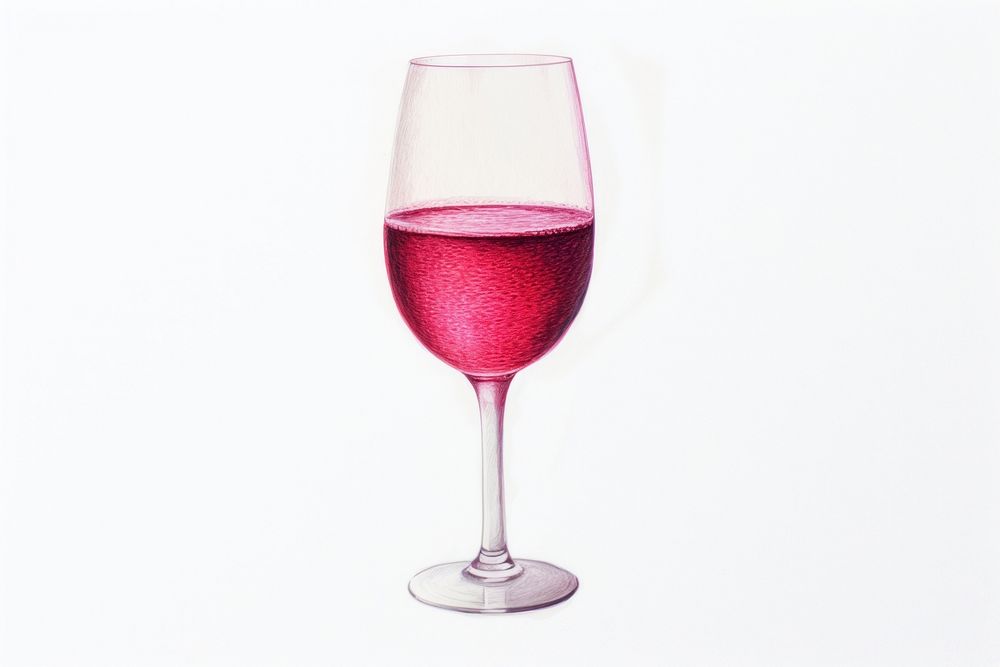 Wine glass drink red. AI generated Image by rawpixel.