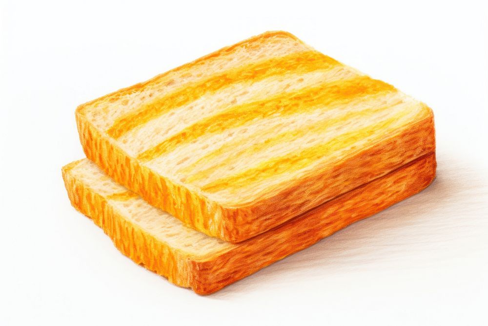 Bread slice food sliced bread. AI generated Image by rawpixel.