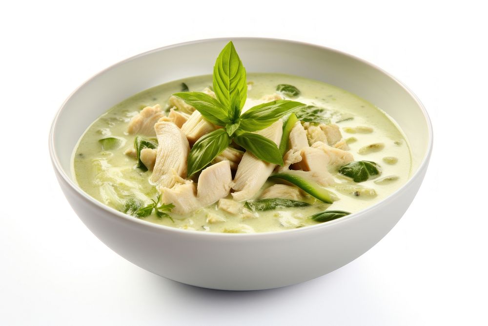 Food green soup meal. AI generated Image by rawpixel.