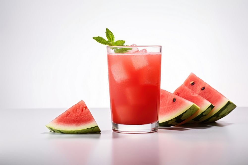 Watermelon cocktail fruit drink. AI generated Image by rawpixel.