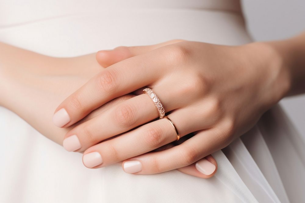 Ring hand diamond jewelry. AI generated Image by rawpixel.