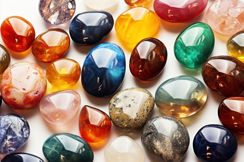 Gemstone backgrounds jewelry arrangement. AI generated Image by rawpixel.