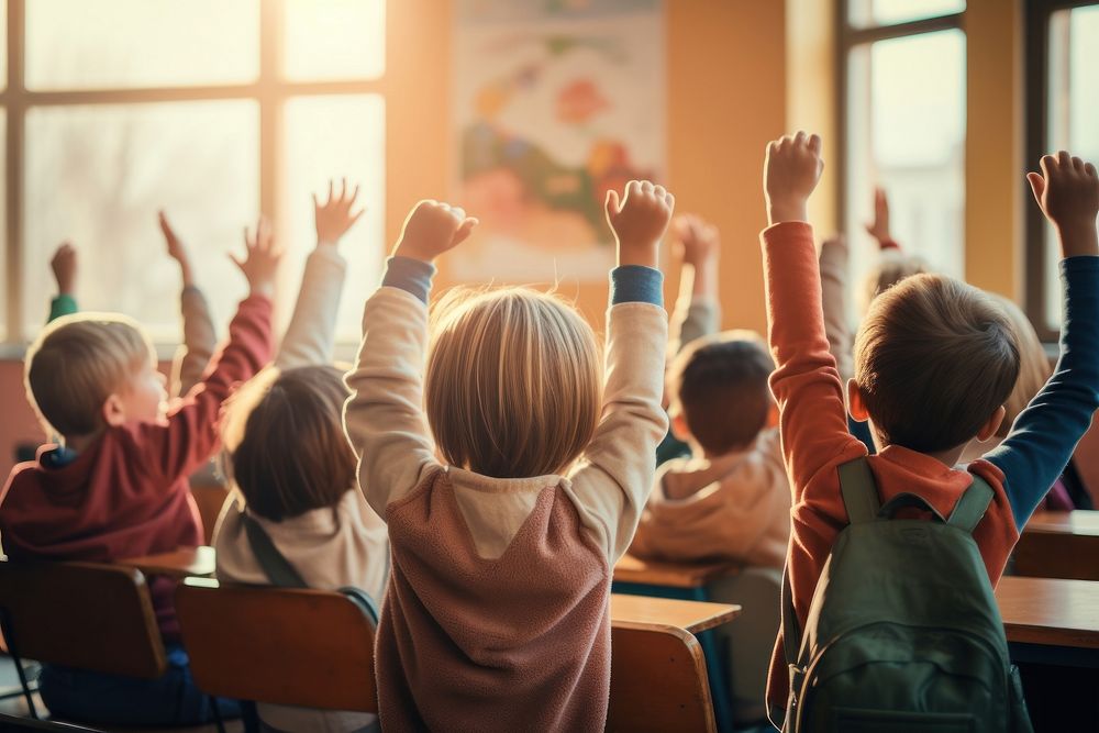 Student classroom school child. 