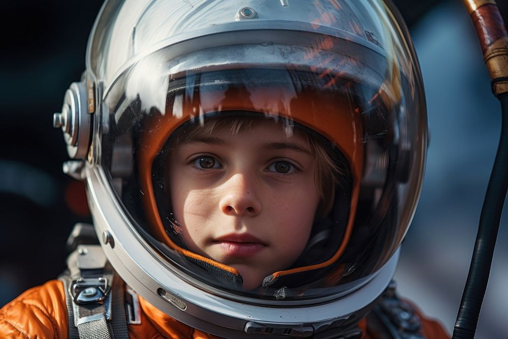 Astronaut helmet baby protection. AI generated Image by rawpixel.