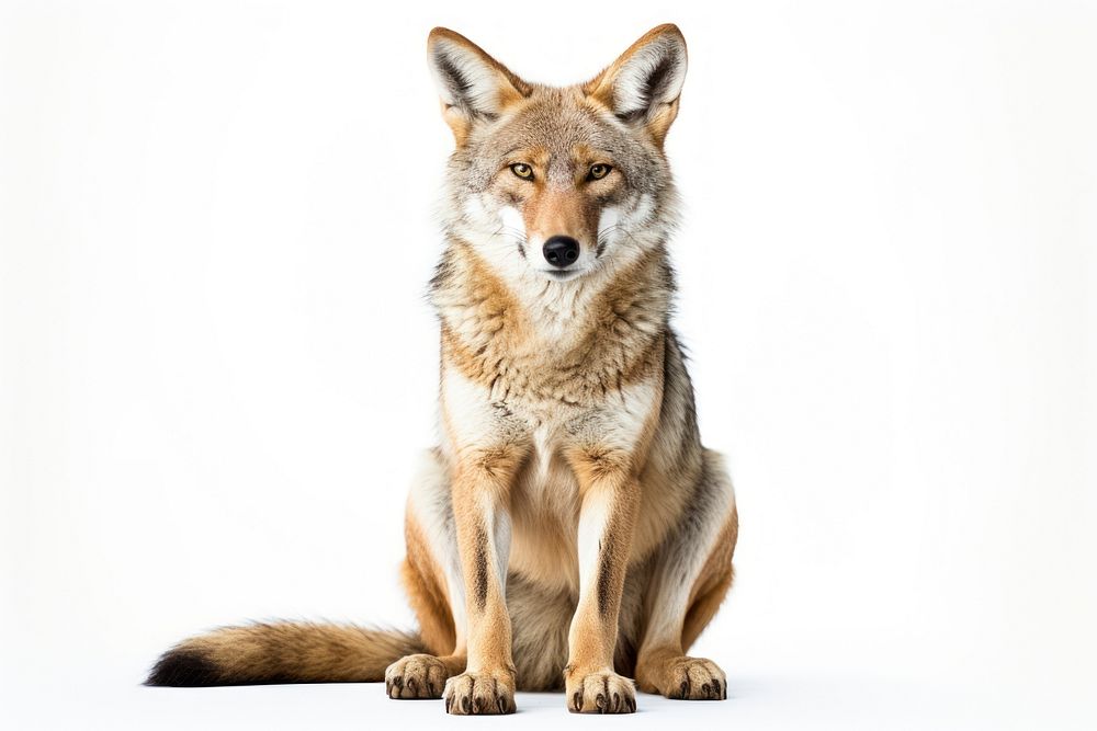Coyote wildlife animal mammal. AI generated Image by rawpixel.