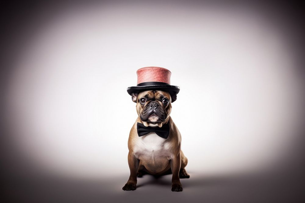 Dog portrait bulldog mammal. AI generated Image by rawpixel.