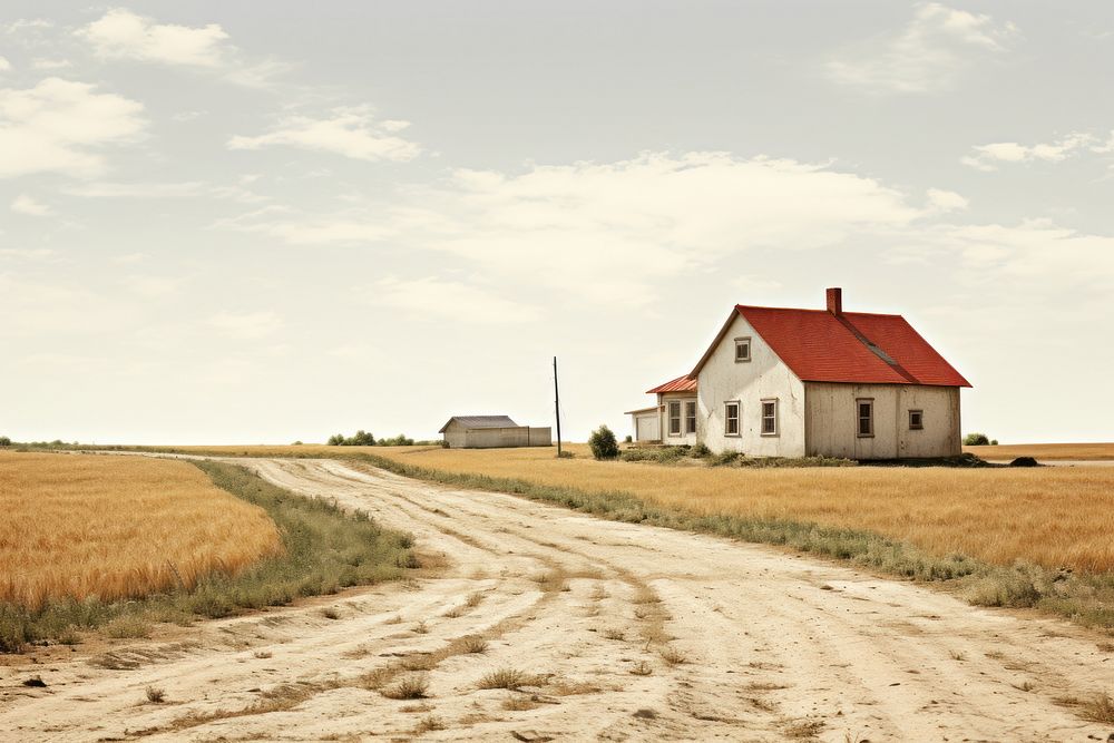 House farm architecture farmhouse. 