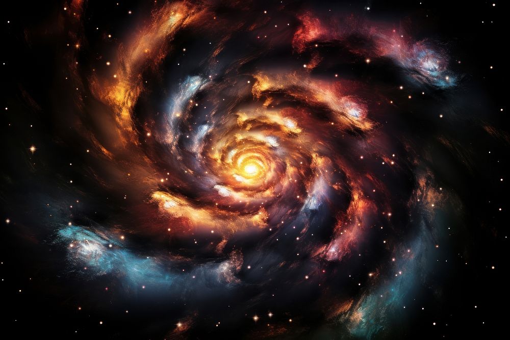 Universe astronomy outdoors galaxy. AI generated Image by rawpixel.