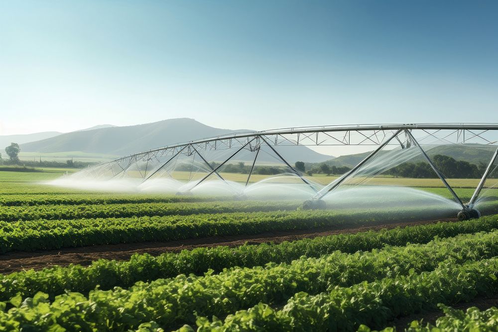 Landscape field farm agriculture. 