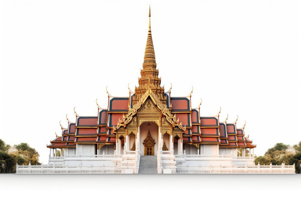 Architecture building landmark pagoda. AI generated Image by rawpixel.