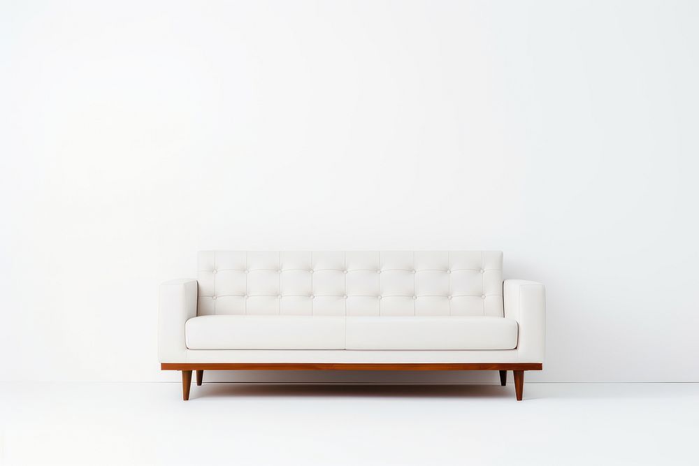 Furniture architecture white sofa. AI generated Image by rawpixel.
