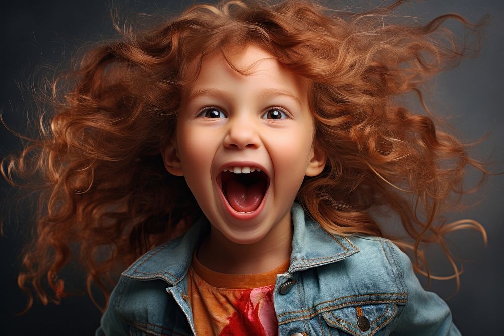 Shouting laughing baby perfection. AI generated Image by rawpixel.