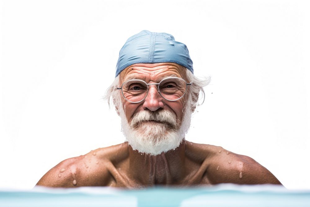 Portrait swimmer adult photo. AI generated Image by rawpixel.
