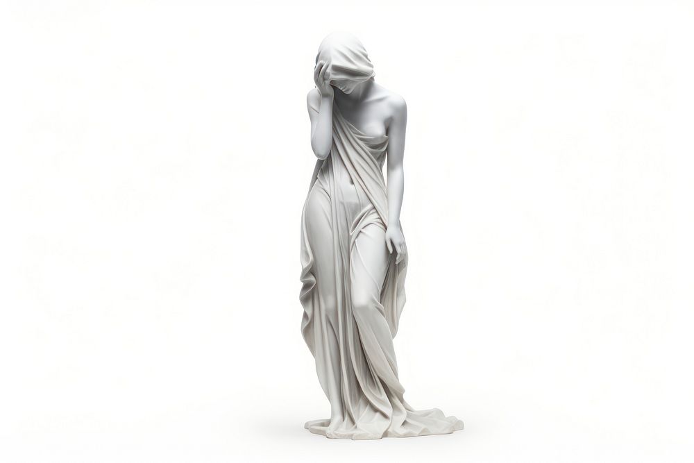 Statue sculpture figurine adult. AI generated Image by rawpixel.