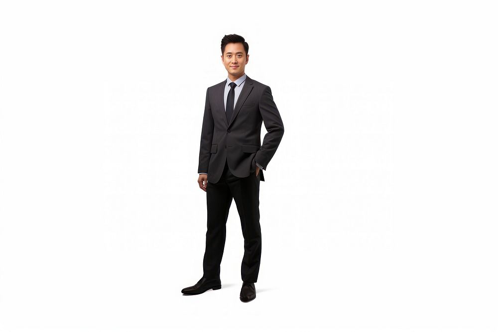 Portrait standing tuxedo blazer. AI generated Image by rawpixel.