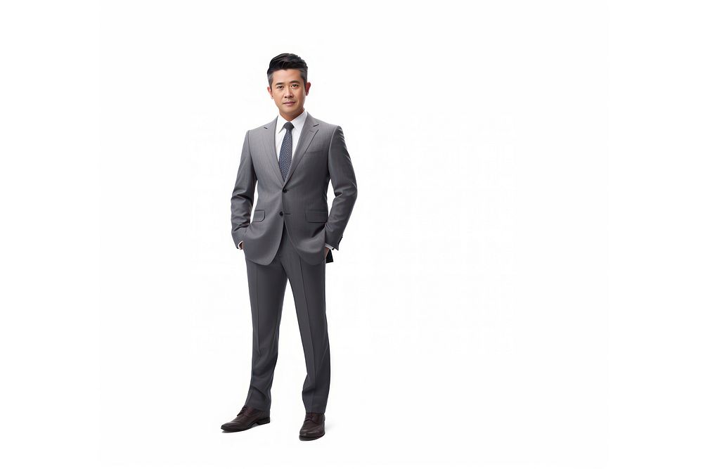 Portrait standing blazer tuxedo. AI generated Image by rawpixel.