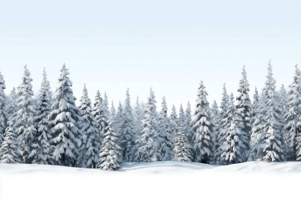 Tree snow backgrounds outdoors. AI generated Image by rawpixel.