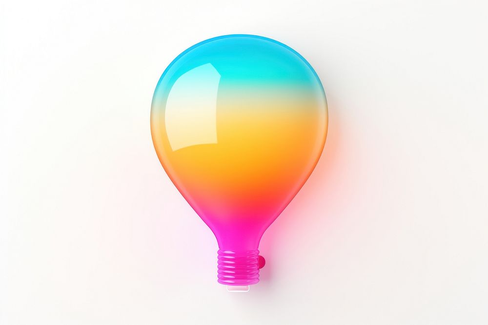 Lightbulb lamp white background technology. AI generated Image by rawpixel.