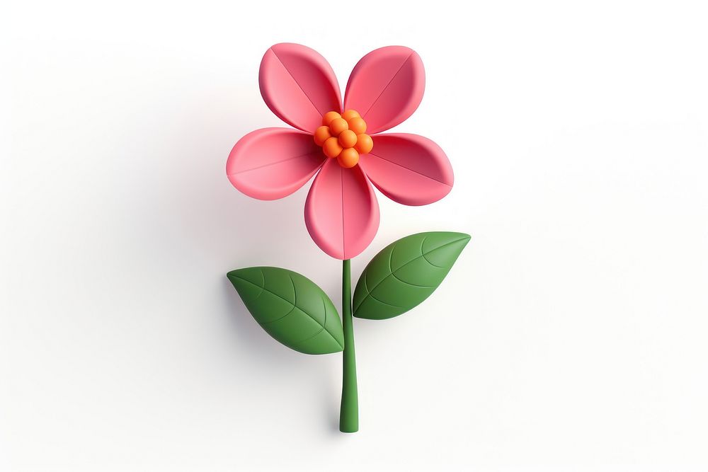 Flower blossom plant leaf. AI generated Image by rawpixel.