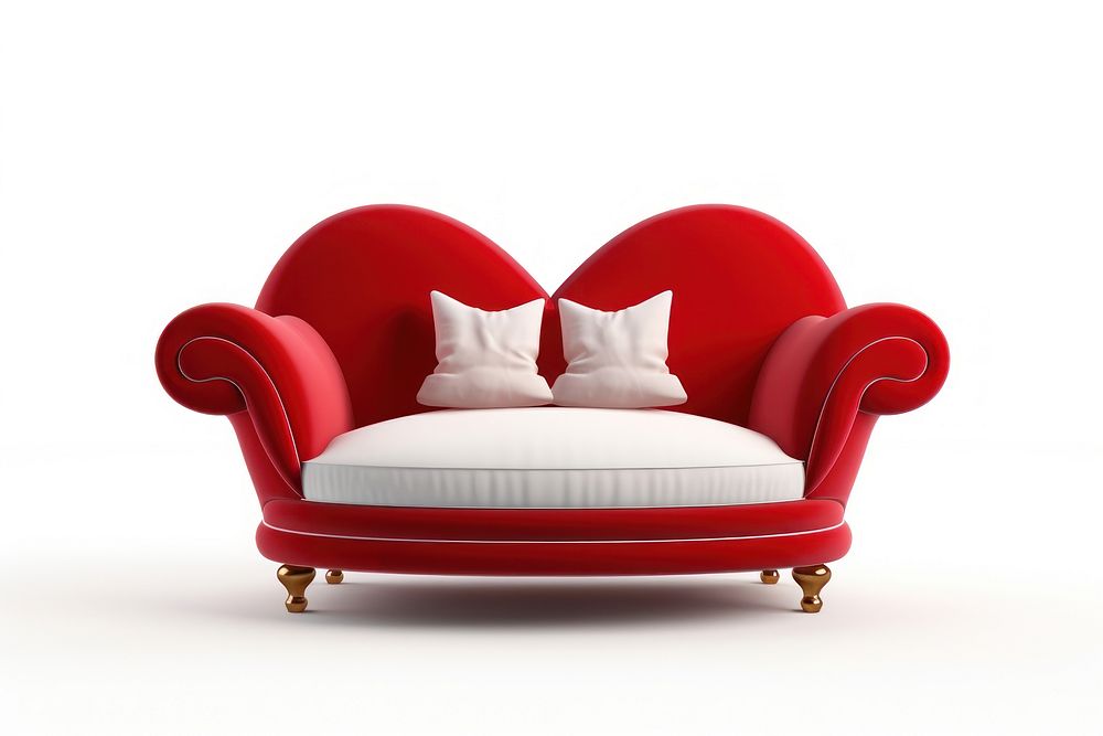 Sofa furniture armchair cushion. AI generated Image by rawpixel.
