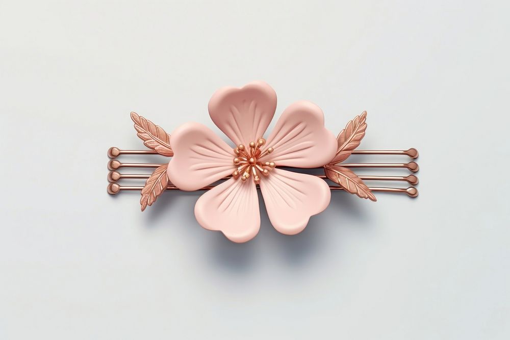 Jewelry flower brooch inflorescence. AI generated Image by rawpixel.