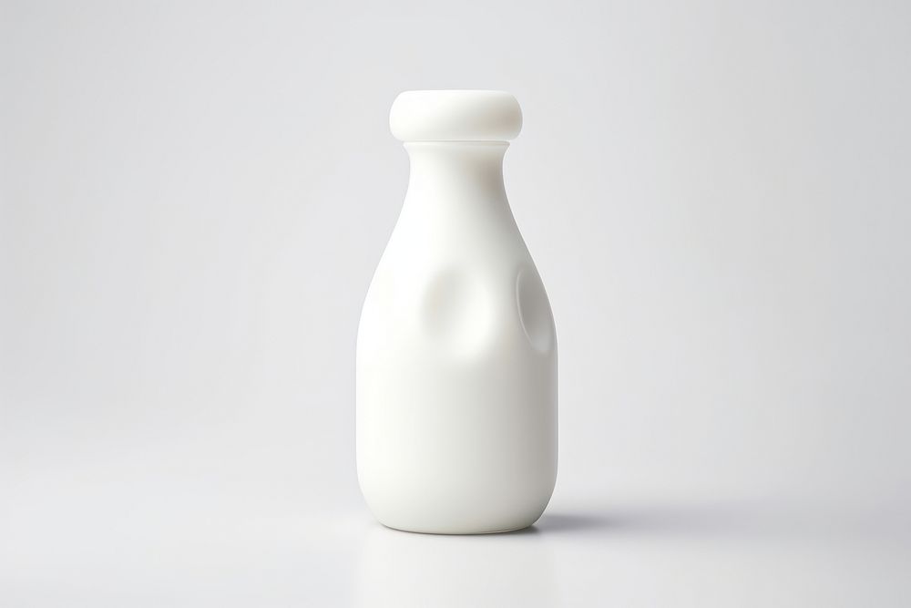 Milk porcelain white vase. AI generated Image by rawpixel.