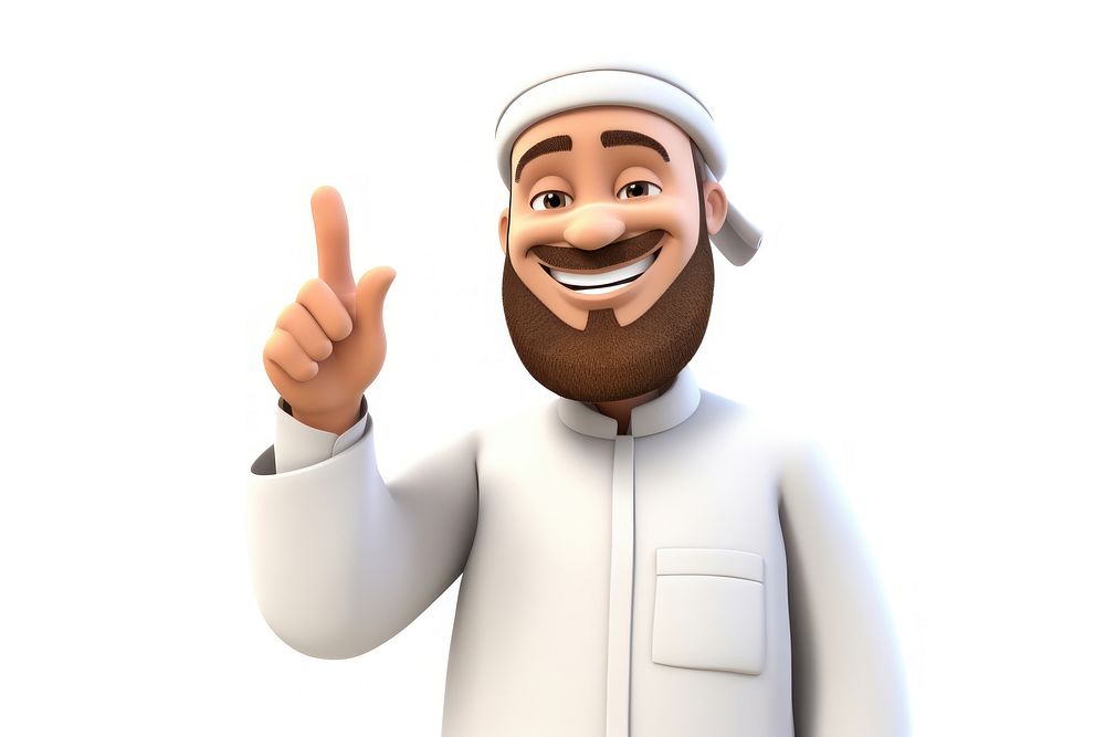 Cartoon smiling human white background. AI generated Image by rawpixel.
