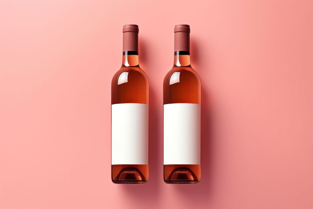 Bottle wine drink refreshment. AI generated Image by rawpixel.