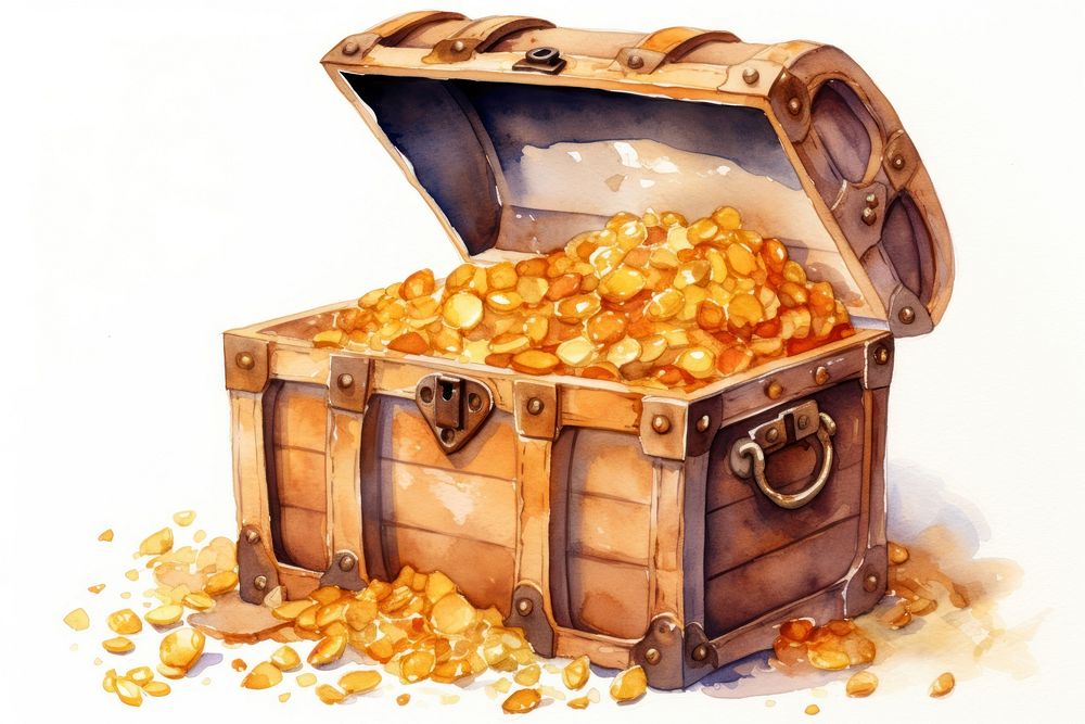 Treasure abundance container popcorn. 