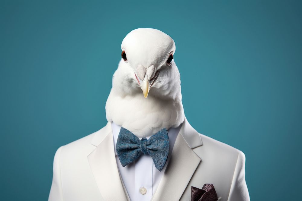 White pigeon animal bird representation. AI generated Image by rawpixel.