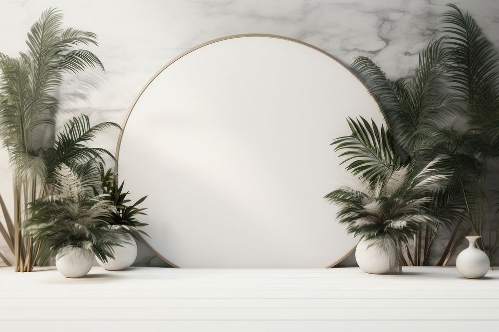 Plant photo wall architecture. AI generated Image by rawpixel.