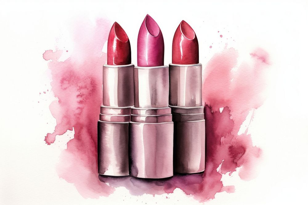 Lipstick cosmetics fashion glamour. AI generated Image by rawpixel.