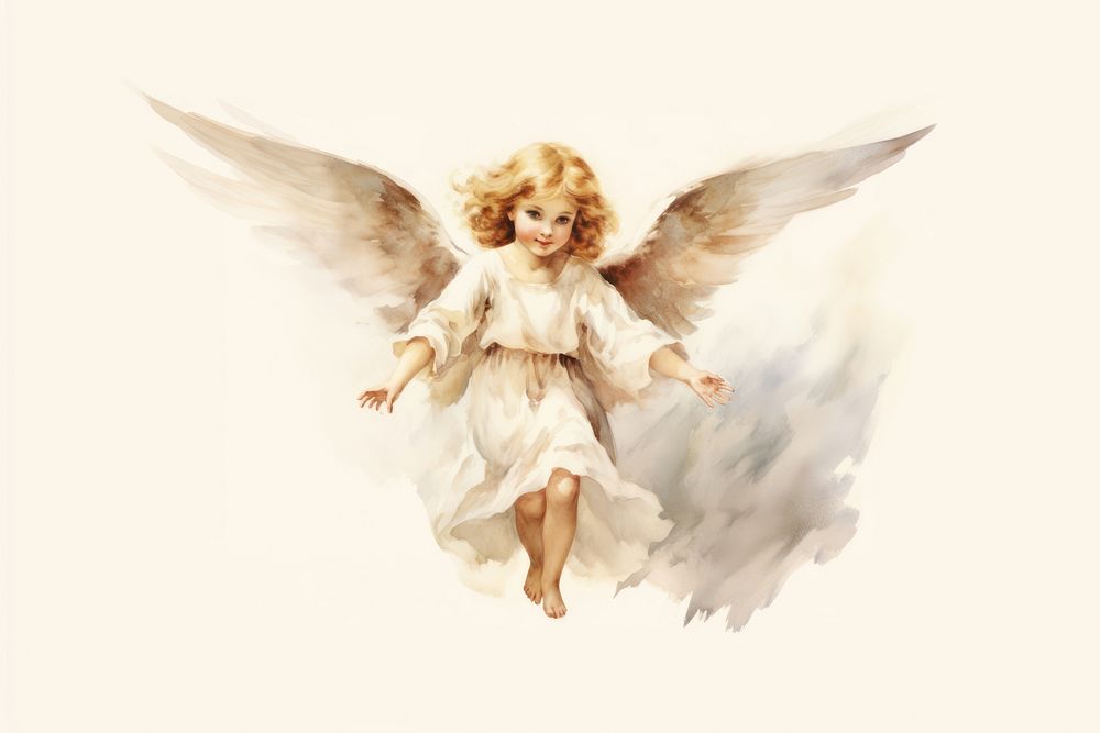 Angel white representation creativity. AI generated Image by rawpixel.