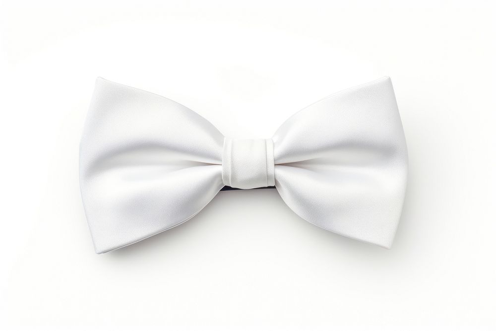White bow tie white background. AI generated Image by rawpixel.