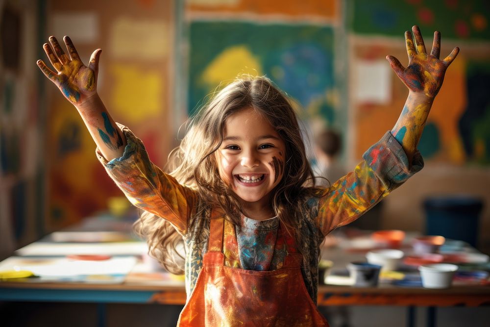 Photography portrait smile child. 